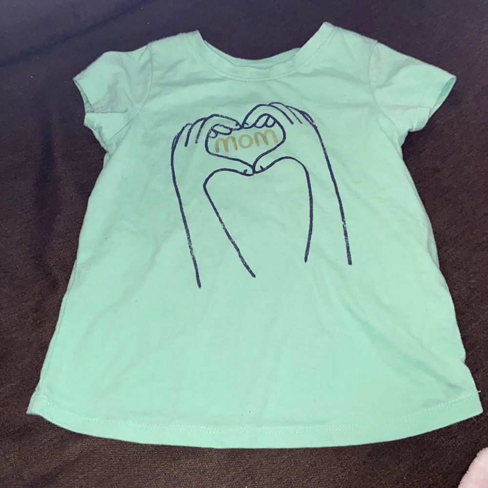 I heart mom toddler tee